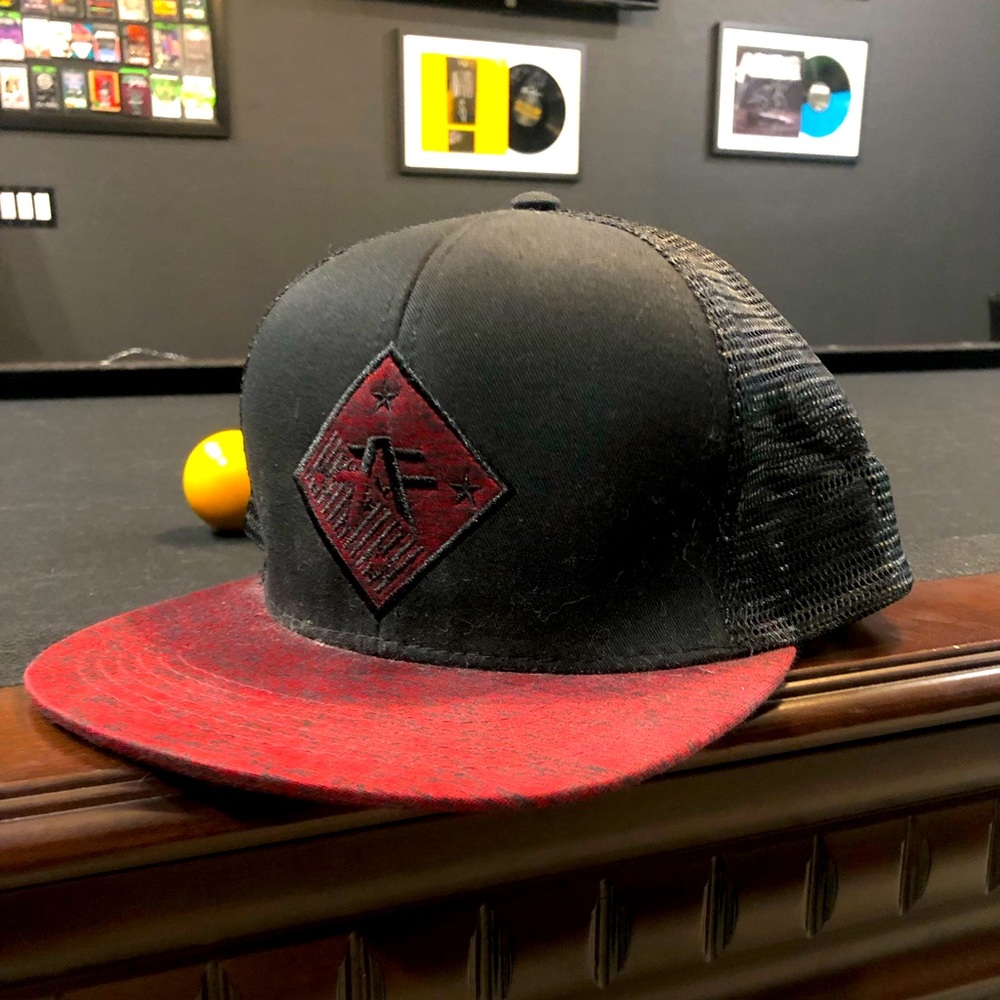 Men’s American Fighter Hat Red and Black